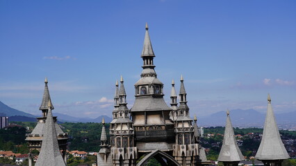 fairy tales Castle in Farmhouse Susu Lembang Indonesia 