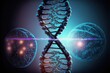 genetic diseases eradication and treatment with help of gene therapy, created with generative ai