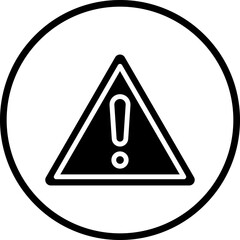 Vector Design Danger Sign Icon Style