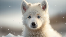 A Wolf Baby In The Snow, Generative Ai