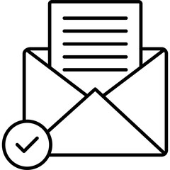 Sticker - Open Email Icon