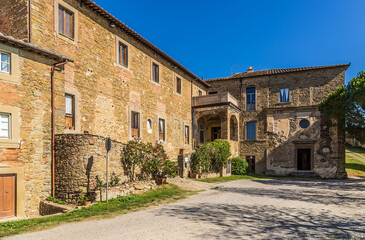 Wall Mural - Cortona, Italy. University of Georgia building