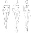 © Iryna Shpileva - Fashion templates. Croquis. Pattern for drawing
