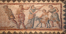 Mosaic In Zippori Archeological National Park, Israel 