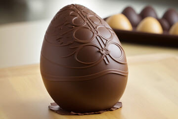 Sticker - Chocolate - In addition to serving as Easter bonbons, it is also an ingredient in a large number of foods such as cakes, pies, cookies and other sweets. Chocolate became associated with Easter.