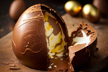 Sticker - Chocolate - In addition to serving as Easter bonbons, it is also an ingredient in a large number of foods such as cakes, pies, cookies and other sweets. Chocolate became associated with Easter.