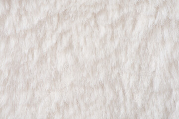white plush fabric texture background , background pattern of soft warm material	
