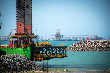 mining port skyline