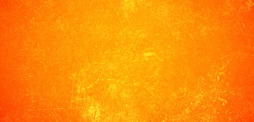 Wall Mural - Abstract orange grunge cement surface texture background