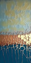  Wall Erosion Algorithm Landscape Unstirred Paint Light Brown Background Painted Metal Glass Dark Tone Colors Mist  Lizard Skin Restored Color Watery Cracked Windows Neo Expressionistic, Generative Ai