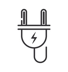 Wall Mural - energy plug icon