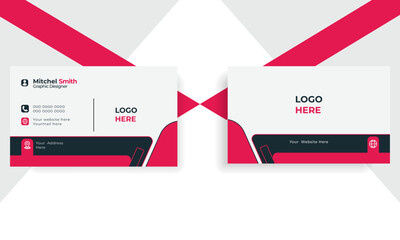 Wall Mural - Professional Smart luxury Business Card - Creative Business Card Template.