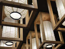 White Paper Lanterns In Japanese Culture.