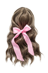 Poster - Wig with a bow isolated