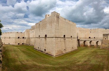 Wall Mural - View of the Castle of Barletta, in the city of Barletta, Apulia region, Italy