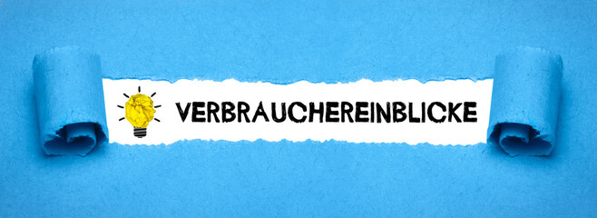 Sticker - Verbrauchereinblicke	