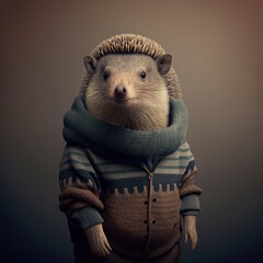 Animals Wearing Human Clothes