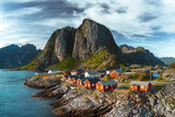 Fototapeta  - Norway fisherman village Hamnoy in lofoten island