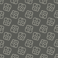 Seamless abstract floral pattern