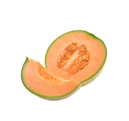 Poster - cantaloupe melon isolated  on transparent png