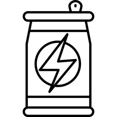 Poster - Energy Drink Icon