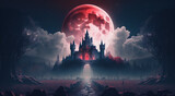 castle in the night