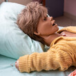 © Pascal STINFLIN - Mannequin d'entrainement manchot dans un lit d'hôpital