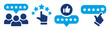 © Max - 5 stars from customers. Feedback from the client. Five stars customer product rating review with thumbs up icon.