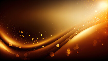 Wall Mural - Christmas golden luxury glitter background.