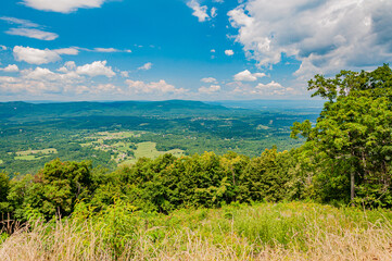 Looking into the Valley on an August Day, Virginia USA, Virginia