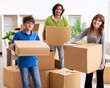 © Elnur - Young family moving to new flat