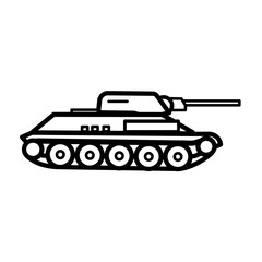 Wall Mural - illustration of a tank