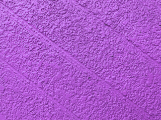 Wall Mural - Colored Textured Background - Purple Stucco Wall with Diagonal Pattern