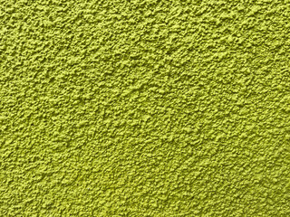 Wall Mural - Colored Textured Background - Bright Acid Green / Yellow Stucco Wall