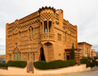 Residence of administrator in historical colony and open-air museum Cologne Guell located in Barcelona