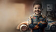 © VALUEINVESTOR - boy in racer suit illustration by generative AI