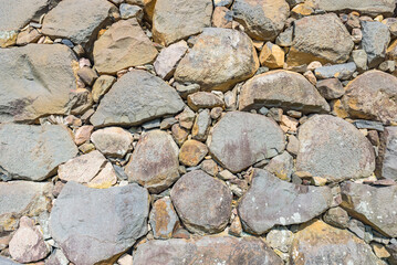 Wall Mural - Ishigaki (stone wall) of the Matsue Castle Tenshu, National Treasure building, in Shimane Prefecture, Japan