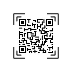 qr code icon to quickly scan data such as barcodes