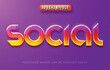 © afpriom - Social media colorful editable text effect style