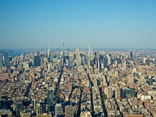 Wall Mural - Looking over Manhattan towards Midtown from the One World Observatory on top of One World Trade Center