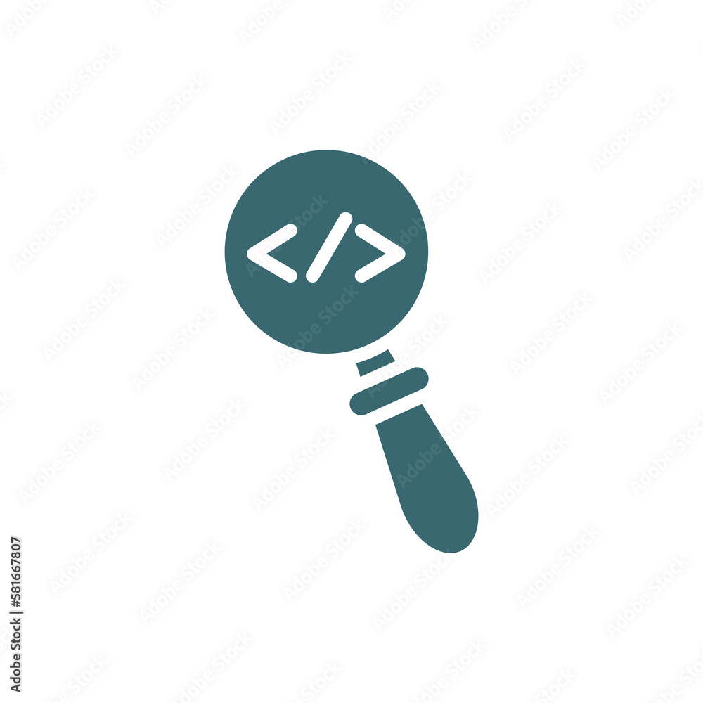 code review icon. Filled code review icon from information technology ...