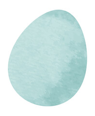 Watercolor easter egg