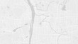 © Kostiantyn - White and light grey Changsha city area vector background map, roads and water illustration. Widescreen proportion, digital flat design.
