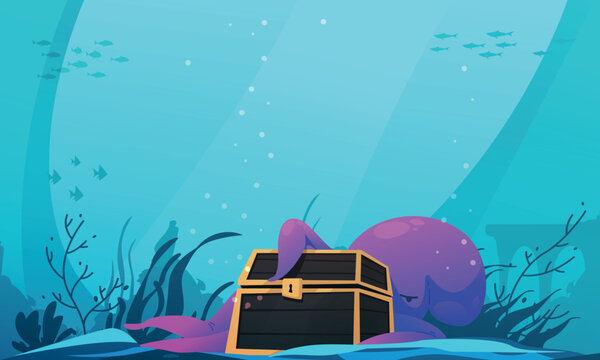 Underwater Cartoon Background