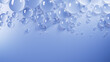 © RocknRoller Studios - Liquid Drops Background. Blue and White, Macro Wallpaper with Copy-Space.