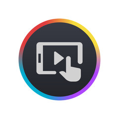 Sticker - Video Marketing - Pictogram (icon) 