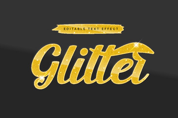 Wall Mural - Glitter Text Effect Generator