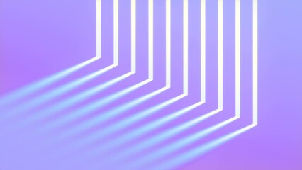 Poster - Abstract composition with bright neon rays of light. 3d rendering background 4K