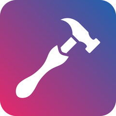 Poster - Vector Design Hammer Icon Style