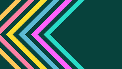 Wall Mural - chevron shapes colors stripes background. vector illustration.